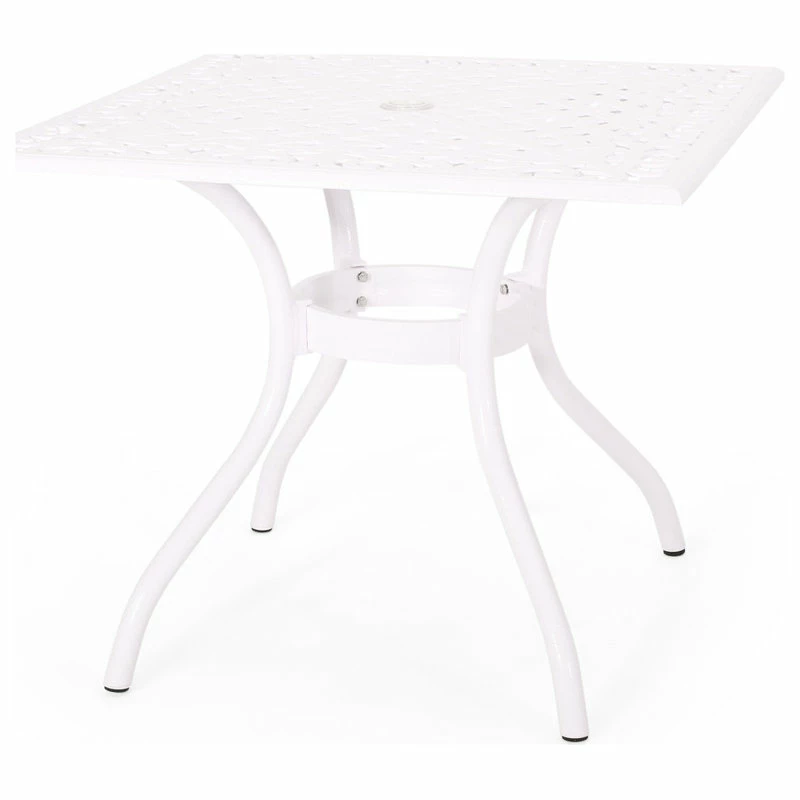 Cheapest 😉 GDFStudio Veronica Traditional Outdoor Aluminum Square Dining Table ✔️ - Image 4