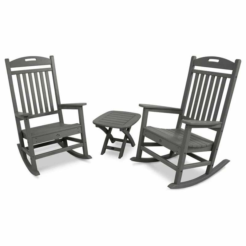 Budget π POLYWOOD Trex Outdoor Furniture Yacht Club 3-Piece Rocker Set, Stepping Stone π