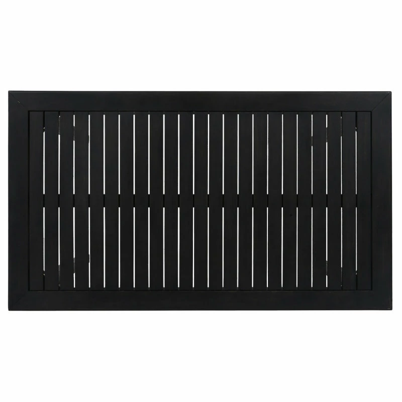 Best Pirce 🤩 GDFStudio Teresa Outdoor Acacia Wood Rectangle Bar Table, Dark Gray ✨ - Image 6