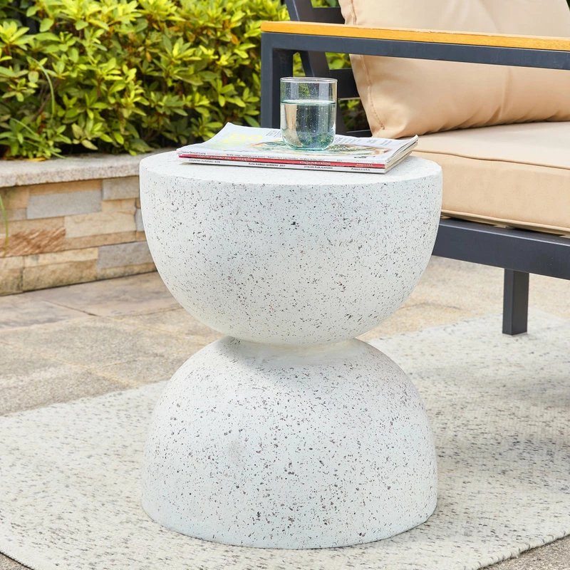 Deals ✨ Glitzhome Multi-functionalal MGO Faux Terrazzo Garden Stool Or Plant Stand Or Accent Table ⭐ - Image 12