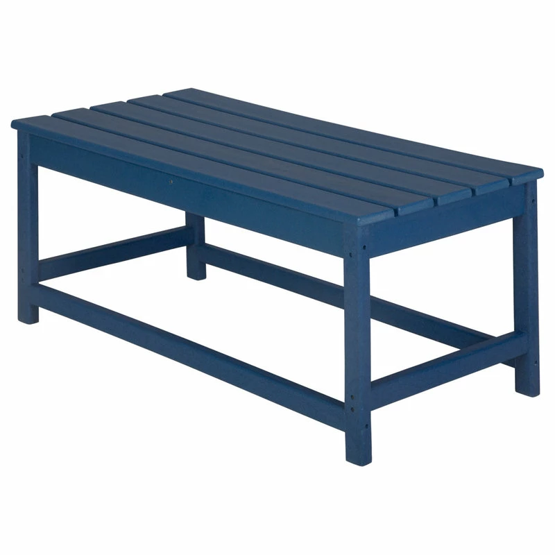 Budget π₯° Westintrends Outdoor Patio Classic Adirondack Coffee Table, Navy Blue π― - Image 6