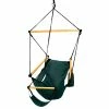 Hot Sale 🤩 King's Pond Enterprises Hammaka Hammocks Cradle Hanging Air Chair, Hunter Green 🔔