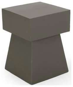 Top 10 🌟 GDFStudio Khalid Outdoor Modern Side Table, Light Gray 🤩