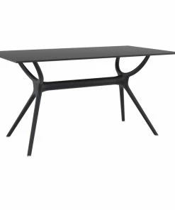 Cheapest 🎁 Compamia Air Rectangle Dining Table, 55", Black 🔥
