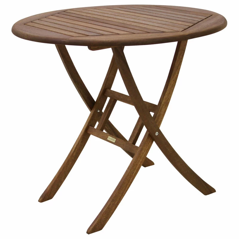 Flash Sale ๐ Outdoor Interiors 3-Piece Eucalyptus Folding Bistro Set ๐คฉ - Image 4