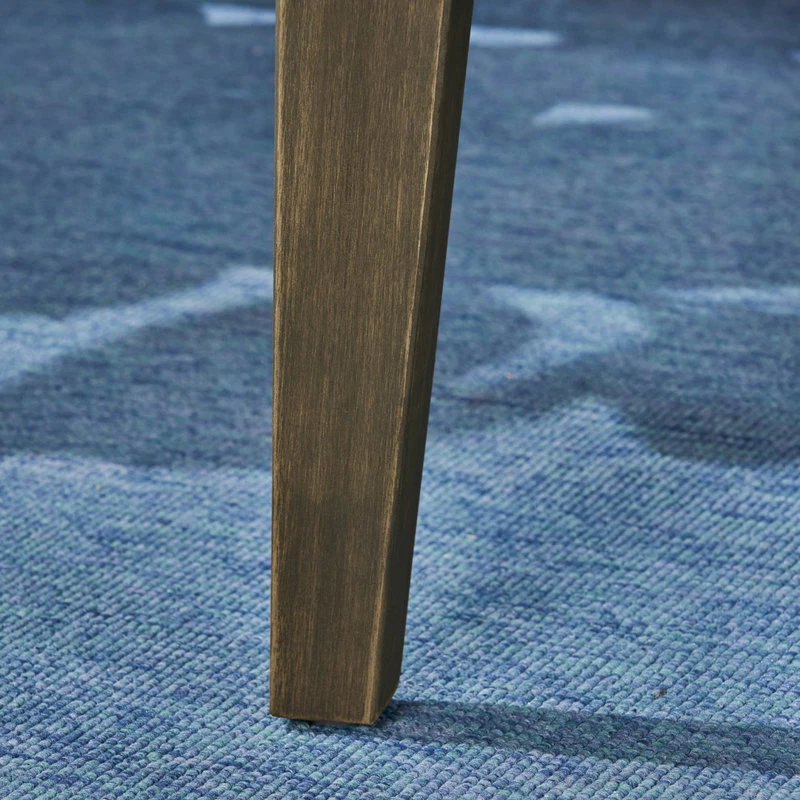 New โญ GDFStudio GDF Studio Parker Outdoor 16" Acacia Wood Side Table, Gray Finish ๐ - Image 5