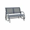 Best deal 👍 AffordableVariety Outdoor Patio Swing Glider Bench Chair - Dark Gray 🤩