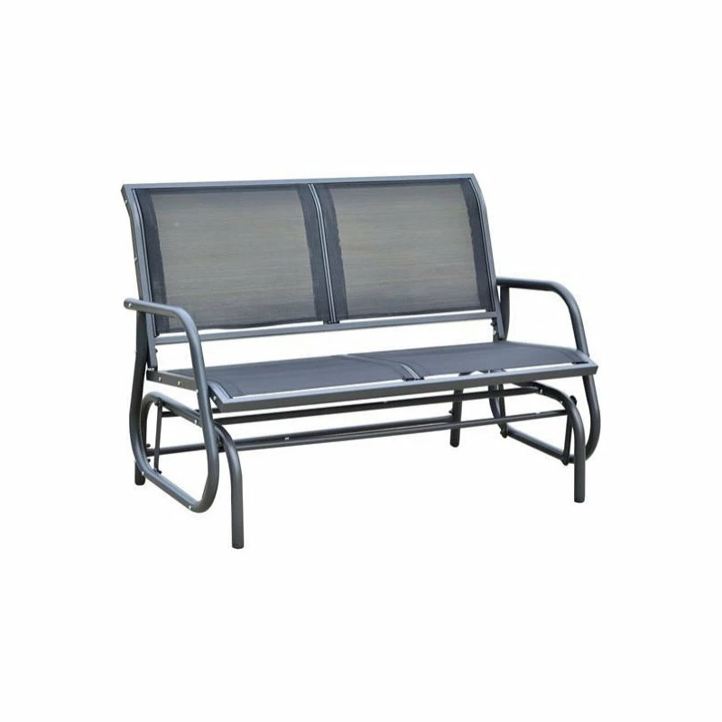 Best deal 👍 AffordableVariety Outdoor Patio Swing Glider Bench Chair - Dark Gray 🤩