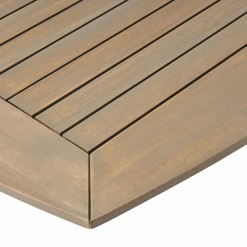 New ๐ GDFStudio Candance Outdoor Acacia Wood Expandable Dining Table, Gray ๐ - Image 11