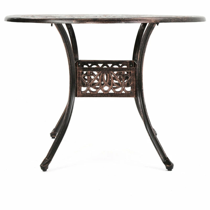 Top 10 ๐ GDFStudio GDF Studio Outdoor Cast Aluminum 6-seater Oval Dining Table ๐ - Image 8