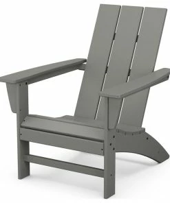 Best reviews of โค๏ธ POLYWOOD Modern Adirondack Chair, Slate Gray โจ