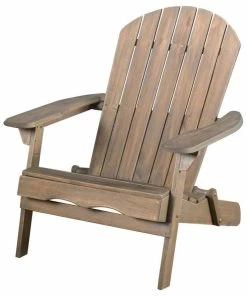 Top 10 ๐ GDFStudio GDF Studio Milan Outdoor Folding Wood Adirondack Chair, Gray ๐