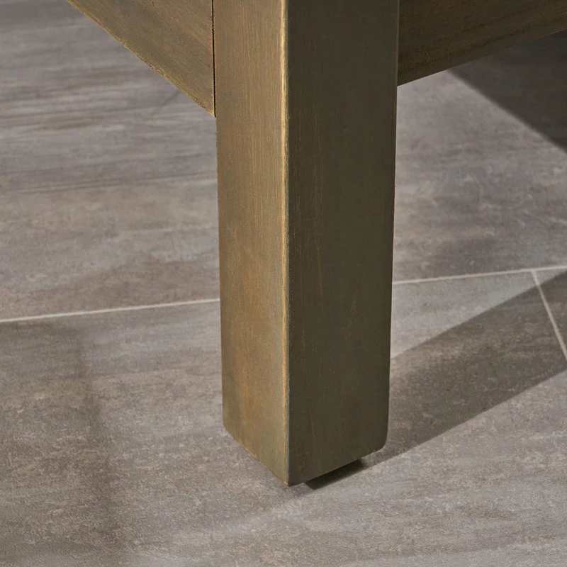 Brand new โ๏ธ GDFStudio Louise Outdoor Acacia Wood Club Chairs With Cushions, Set Of 2, White โ๏ธ - Image 4