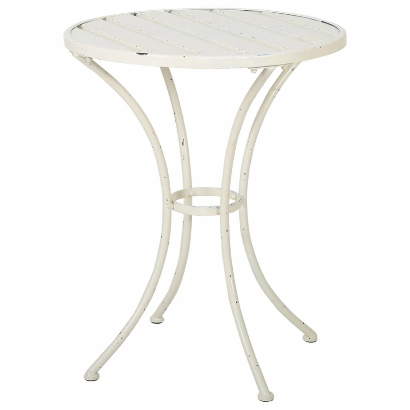 Discount ๐ GDFStudio GDF Studio 3-Piece Castro Outdoor Off-White Cast Bistro Set ๐ - Image 7