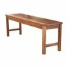 Deals ✔️ Walker Edison Acacia Wood Outdoor Patio Bench - Brown 🎉