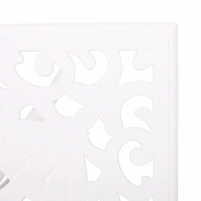 Cheapest 😉 GDFStudio Veronica Traditional Outdoor Aluminum Square Dining Table ✔️ - Image 6