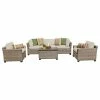 Outlet 👏 TKClassics TK Classics Monterey 6 Piece Outdoor Wicker Sofa Set 06b In Beige 🎁