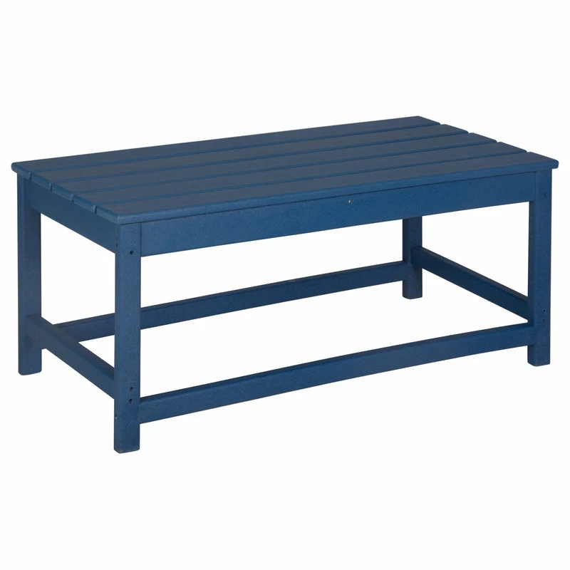 Budget π₯° Westintrends Outdoor Patio Classic Adirondack Coffee Table, Navy Blue π― - Image 4
