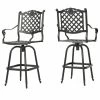 Discount 🤩 GDFStudio GDF Studio Pomelo Outdoor Cast Aluminum Bar Stools, Set Of 2 👏