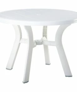 Budget 🛒 Compamia Truva Outdoor Dining Table, White 😍