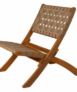 Coupon 💯 Balkene Home Sava Indoor-Outdoor Folding Chair In Brown Webbing 😍