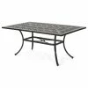 Coupon ❤️ GDFStudio Joyce Outdoor Rectangular Cast Aluminum Dining Table 🔥