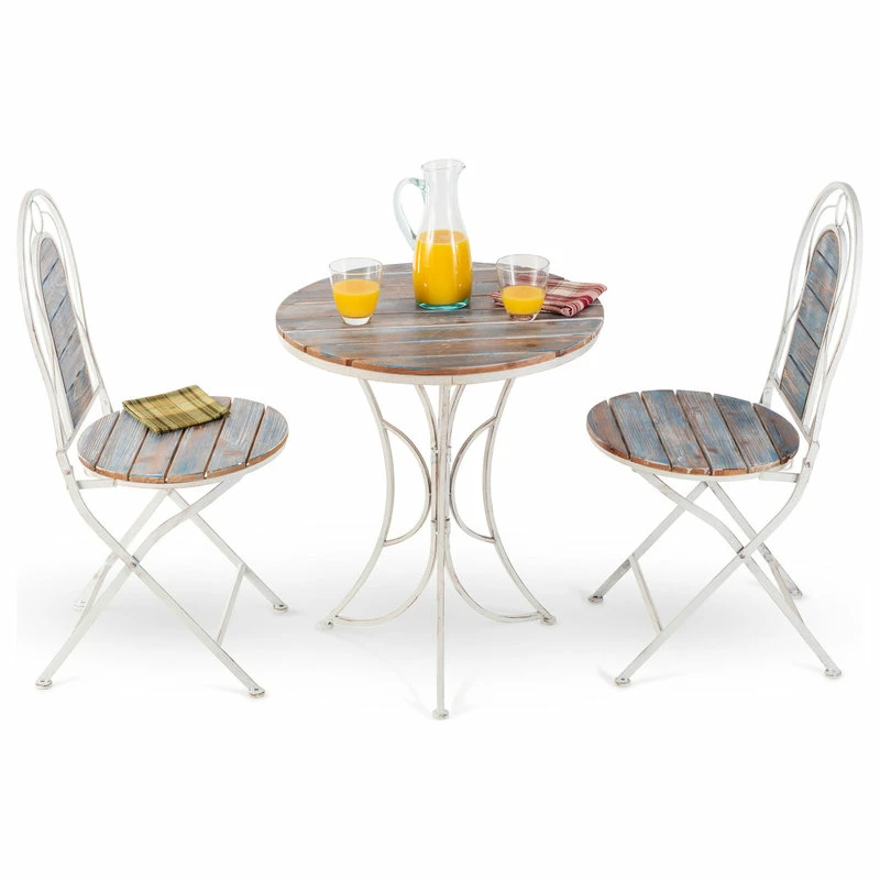 Discount 🛒 Alpine Corporation Alpine Patio Garden Table And Two Chairs Bistro Set, 28" 🥰 - Image 10