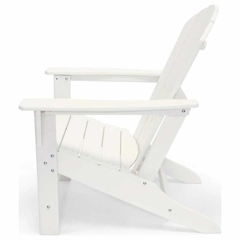 Cheap ๐ LuXeo USA Hampton Poly Outdoor Patio Adirondack Chairs, Set Of 2, White ๐ - Image 9