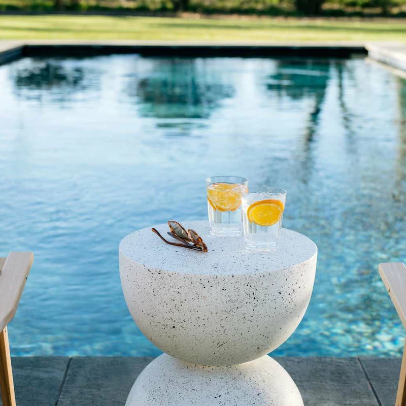 Deals ✨ Glitzhome Multi-functionalal MGO Faux Terrazzo Garden Stool Or Plant Stand Or Accent Table ⭐ - Image 2