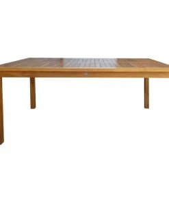 Best Pirce 🧨 Chic Teak Inc. Teak Wood Bermuda Rectangular Patio Dining Table, 71"x36" ✔️