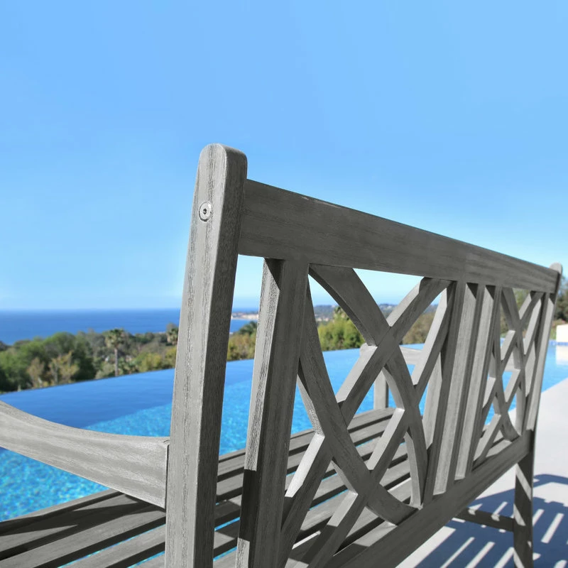 Best reviews of โ๏ธ Vifah Renaissance Eco-Friendly 5' Outdoor Hand-Scraped Hardwood Garden Bench ๐ - Image 4