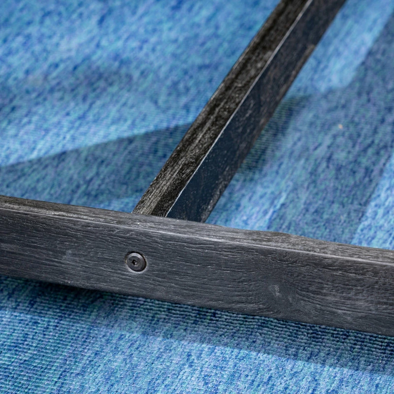 Budget ๐งจ GDFStudio GDF Studio Toby Outdoor Acacia Wood Dining Table, Sandlblast Gray /Black โญ - Image 8