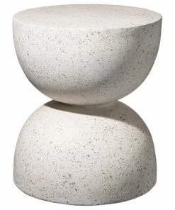 Deals ✨ Glitzhome Multi-functionalal MGO Faux Terrazzo Garden Stool Or Plant Stand Or Accent Table ⭐