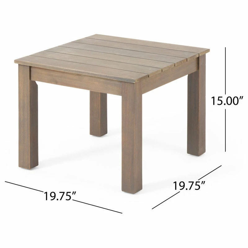 Buy ⌛ GDFStudio Yetta Outdoor End Table 🥰 - Image 2