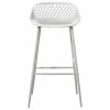 Brand new 🤩 Moe's Home Collection Piazza Outdoor Barstool White, Set Of 2 💯