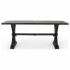 Discount 👍 GDFStudio Tyrion Outdoor Aluminum Dining Table, Antique Black ❤️