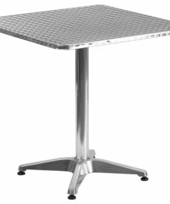 Best reviews of 😀 Flash Furniture Square Aluminum Table And Base TLH-053-2-GG 🌟