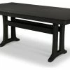 Buy 🔔 Polywood Farmhouse 37"x72" Dining Table, Black 🥰