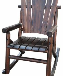Flash Sale ✔️ Char-log A Product Of Leigh Country Char Log A Product Of Leigh Country Rustic Single Rocker Without Star 🤩