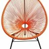 Best Sale 🎁 GFURN Acapulco Indoor/Outdoor Lounge Chair, Orange 😍