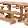 Coupon 🥰 All Things Cedar Inc. CEDAR 5-Piece Market Outdoor Picnic Patio Table, 10 Person 😍